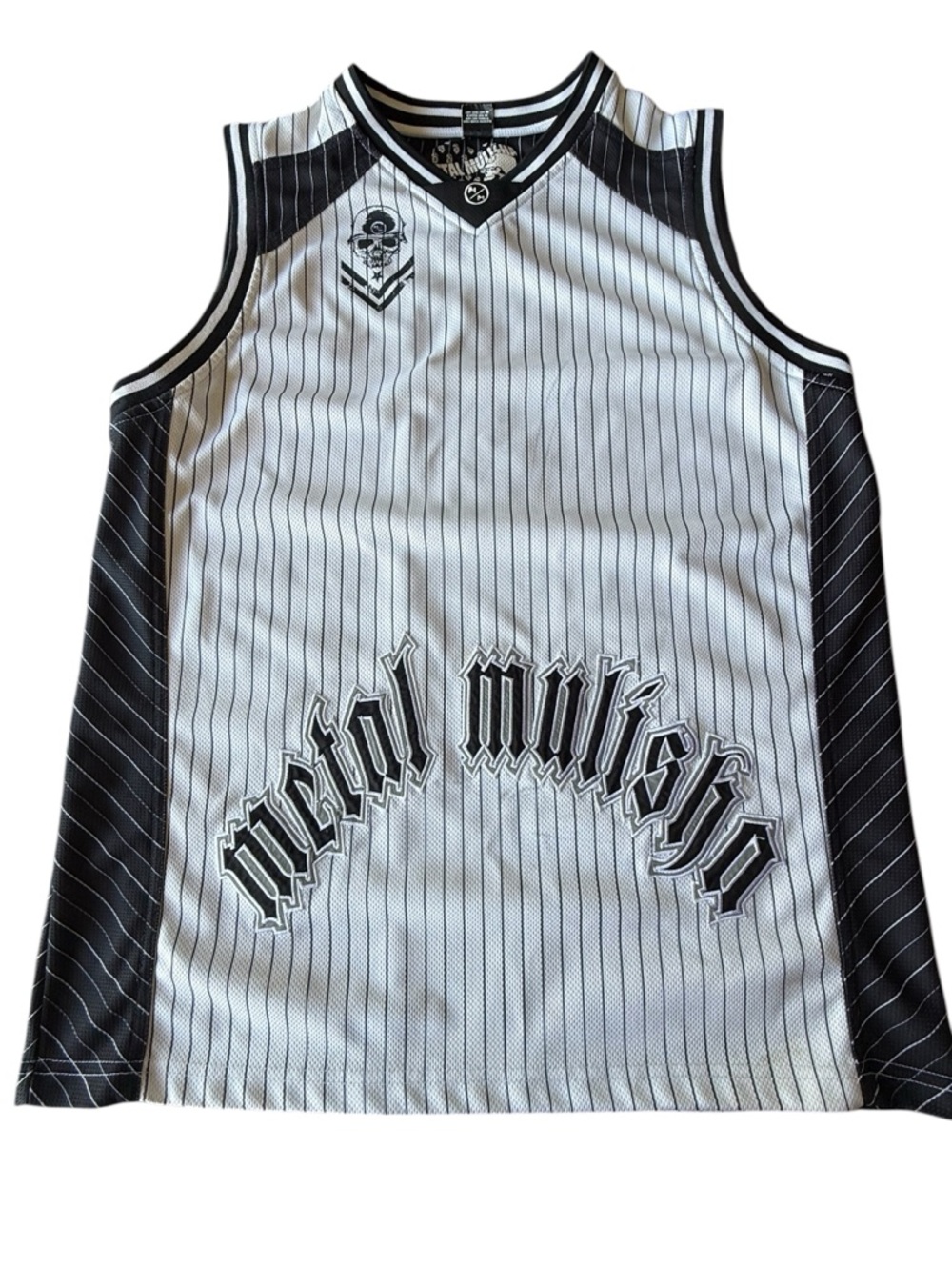 Metal Mulisha pinstripe Jersey, Large Moto MX OG Helmet Skull Tattoo